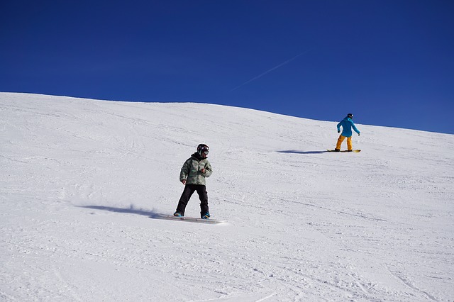 jízda na snowboardu